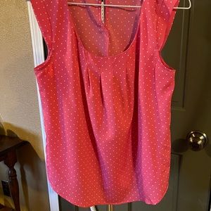 Candies pink polka dot shirt. Great shape